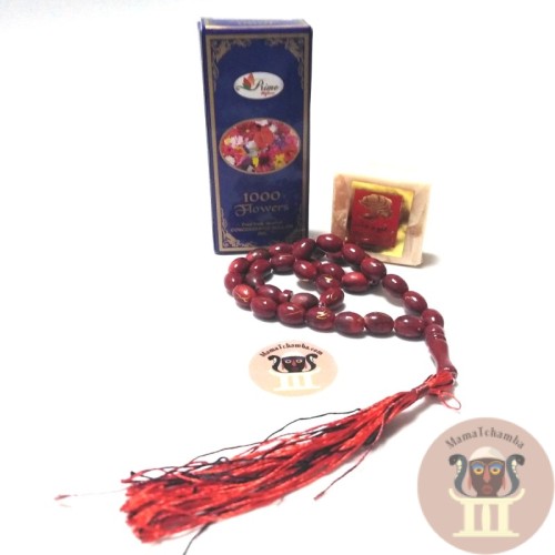 Pack Perfume en Roll on 1000 flores , Pasta de Almizcle y Tasbih