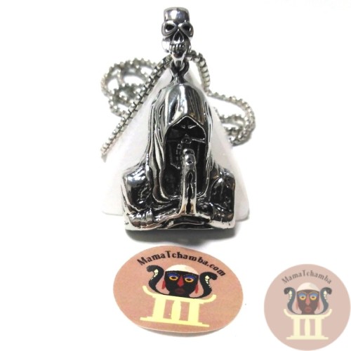 Colgante Cabeza santa muerte