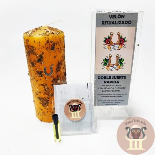 Velón Doble Suerte Rapida